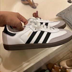 Adidas Samba Women’s Black White Sneakers 6.5